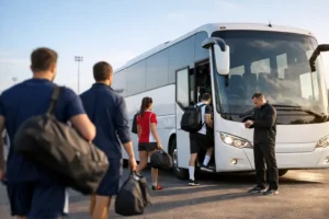 Sports Team Bus Hire That Runs on Time