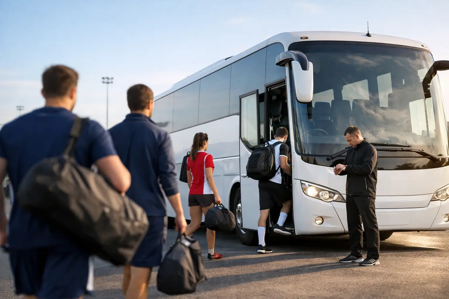 Sports Team Bus Hire That Runs on Time