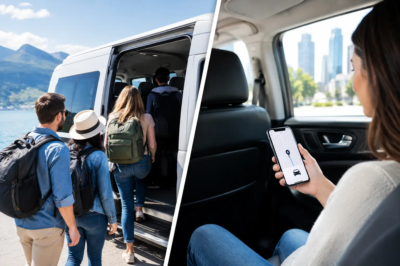 Minibus Versus Rideshare for Group Travel
