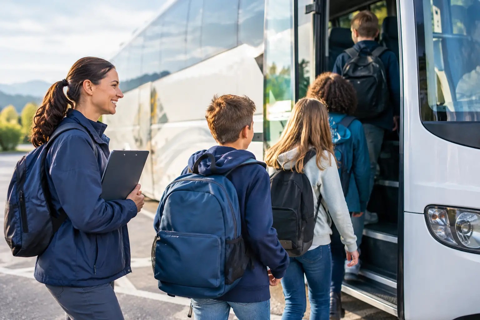 School Camp Coach Example: A Safer Travel Plan